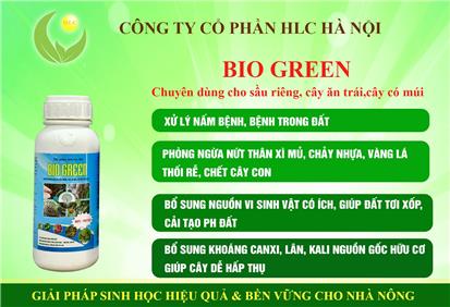 BIO GREEN-CHUYÊN DÙNG CHO SẦU RIÊNG, CÂY ĂN TRÁI,CÂY CÓ MÚI PHÒNG THỐI RỄ, NỨT THÂN, XÌ MỦ