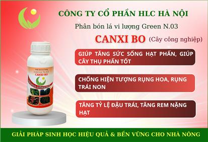 CANXI BO (SIÊU ĐẬU TRÁI, CHỐNG RỤNG TRÁI) chuyên cho cây công nghiệp hồ tiêu, cà phê