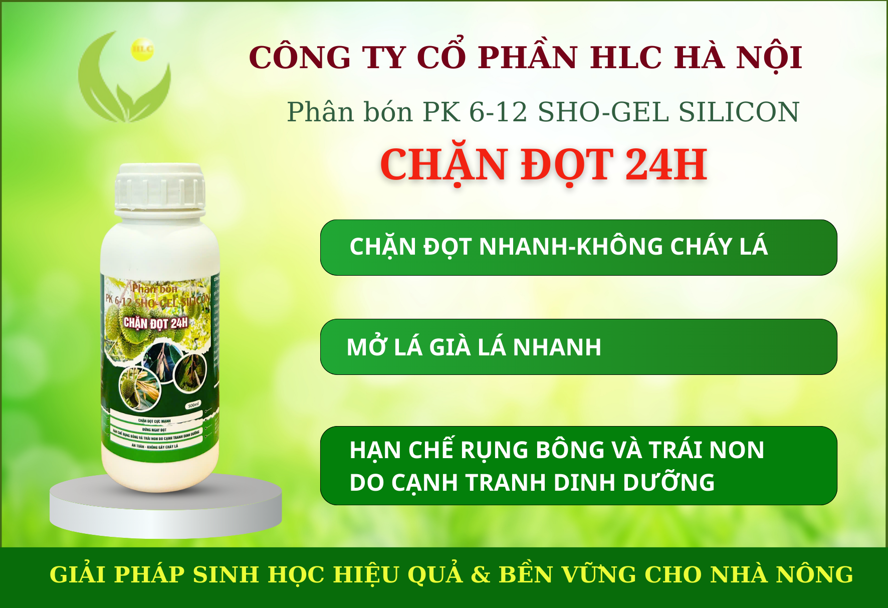 CHẶN ĐỌT 24H, ỨC CHẾ PHÁT TRIỂN ĐỌT NON CHUYÊN SẦU RIÊNG 