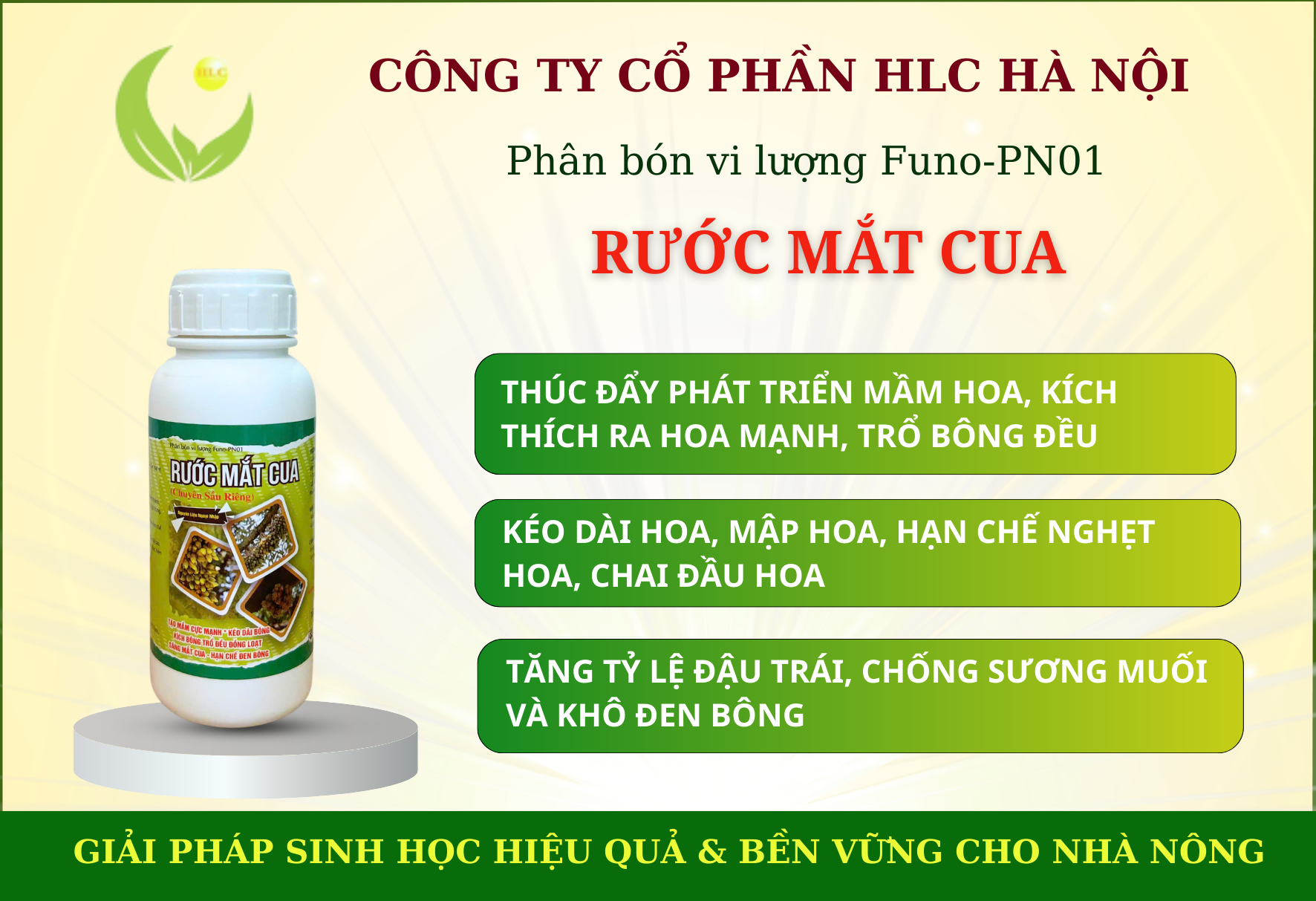 RƯỚC MẮT CUA CHUYÊN SẦU RIÊNG 